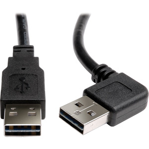 Tripp Lite by Eaton Universal Reversible USB 2.0 Cable (Right/Left-Angle Reversible A to Reversible A M/M) 6 ft. (1.83 m)