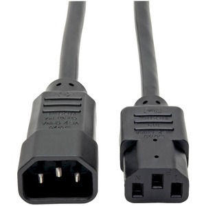 Tripp Lite by Eaton PDU Power Cord C13 to C14 - 10A 250V 18 AWG 3 ft. (0.91 m) Black