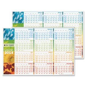 Seasonal Reversible Wall Calendar - Click Image to Close