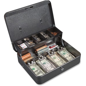Stop Hinge Design Locking Cash Box
