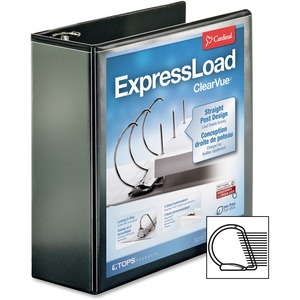 ExpressLoad ClearVue Locking D-Ring Binder