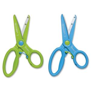 NEW! 5" Spring-assist Preschool Safety Scissors with Microban - Click Image to Close