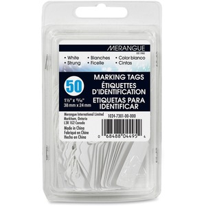 50 Pack White Strung Tags