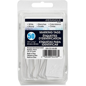 50 Pack White Strung Tags