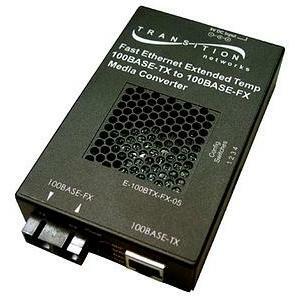 Transition Networks Fast Ethernet Extended Temperature Stand-Alone Media Converter