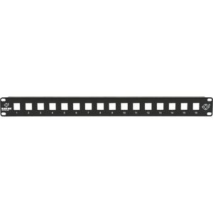 Black Box Multimedia Patch Panel - 1U, 16-Port