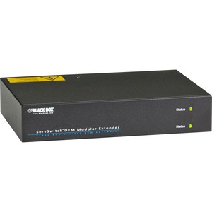 Black Box DKM FX Extender Modular Housing, 2-Slot Chassis with Integrated Power Supply