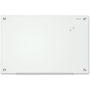 Infinity Magnetic Glass Dry-Erase Board, White, 2' x 1.5' - Click Image to Close