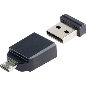 16GB Store 'n' Go Nano USB Drive with Micro USB Adapter