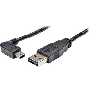 Tripp Lite by Eaton Universal Reversible USB 2.0 Cable (Reversible A to Right-Angle 5Pin Mini B M/M) 6 ft. (1.83 m)