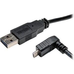 Tripp Lite by Eaton Universal Reversible USB 2.0 Cable (Reversible A to Down-Angle 5Pin Micro B M/M) 6 ft. (1.83 m)