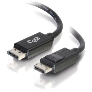 C2G 25ft DisplayPort Cable with Latches M/M _ Blac