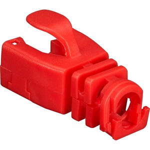 Black Box Snap-On Snagless Cable Boot - Red, 50-Pack