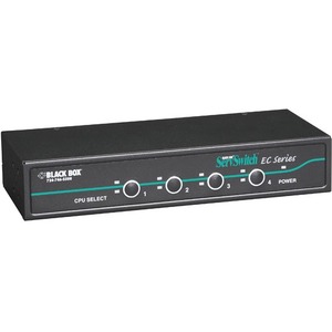 Black Box ServSwitch EC for PS/2 and USB Servers and PS/2 or USB Consoles Kit, 4-Port