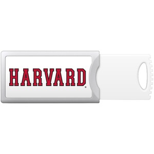 Centon 32GB Push USB 2.0 Harvard University - 32 GB - USB 2.0 - 5 Year Warranty