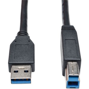 Tripp Lite by Eaton USB 3.2 Gen 1 SuperSpeed Device Cable (A to B M/M) Black, 3 ft. (0.91 m)