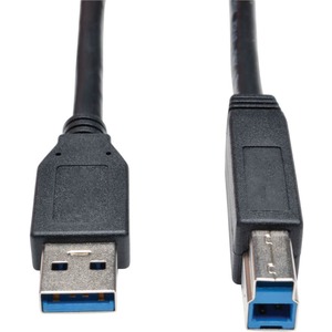 Tripp Lite by Eaton USB 3.2 Gen 1 SuperSpeed Device Cable (A to B M/M) Black, 10 ft. (3.05 m)