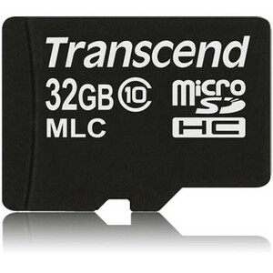 Transcend 32 GB Class 10 microSDHC - 20 MB/s Read - 16 MB/s Write