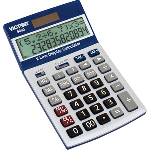 9800 Easy Check Two-Line Calculator