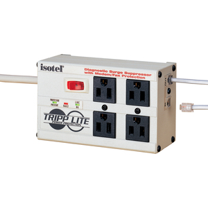 ISOBAR ULTRA SURGE W/ MODEM/FAX RJ11 4 OUTLETS 6FT CORD 2700 JOULES