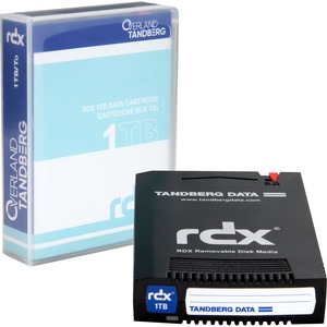 Overland-Tandberg RDX HDD 1.0TB Cartridge (single) - Removable Disk Data Cartridge