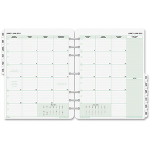 2PPM Tabbed Bilingual Planner Refill