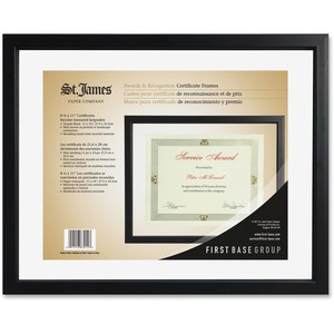 Black Floating Certificate Frame