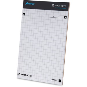 Shot Note Writing Pad-Dot Graph , 5 x 8 , Dot Graph Ruled, 40 Sh