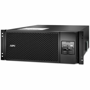 APC Smart-UPS On-Line, 6kVA/6kW, Rackmount 4U, 208V, 2x L6-20R+3x L6-30R NEMA outlets, Network Card+SmartSlot, Extended runtime, W/ rail kit