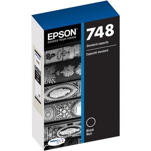 Epson DURABrite Pro 748 Original Standard Yield Inkjet Ink Cartridge - Black - 1 Each - 2500 Pages