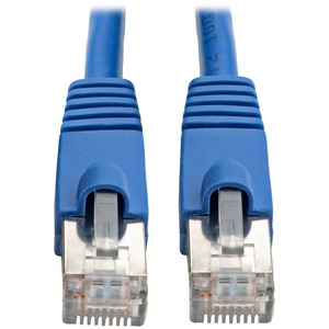 Tripp Lite by Eaton Cat6a 10G Snagless Shielded STP Ethernet Cable (RJ45 M/M) PoE Blue 3 ft. (0.91 m)