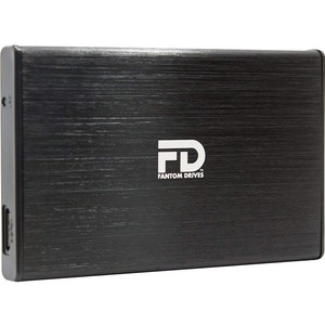 Fantom Drives 1TB Portable Hard Drive - GFORCE 3 Mini - 7200RPM, USB 3, Aluminum, Black, GF3BM1000UP