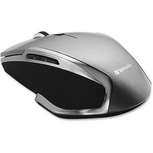 Wireless Notebook 6-Button Deluxe Blue LED Mouse - Graphite