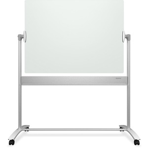 Infinity Magnetic Glass Easel, 4 Caster, 4' x 3'