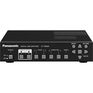 Panasonic ET-YFB200G Digital Link Switcher - 4K - 4 x 1 - Display1 x DVI Out