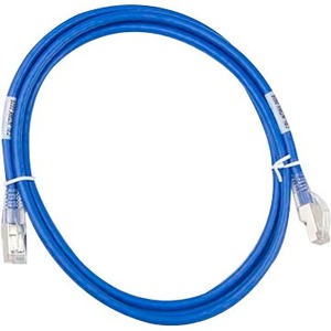 Supermicro RJ45 Cat6a 550MHz Rated Blue 6 FT Patch Cable, 24AWG