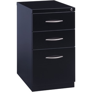 3 Drawer Black Premium Mobile Pedestal File