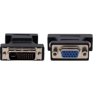 Kramer DVI (M) to 15-pin HD (F) Adapter - 1 x DVI-I Digital Video Male - 1 x 15-pin HD-15 VGA Female