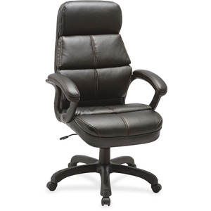 Luxury High-back Leather Chair - Click Image to Close