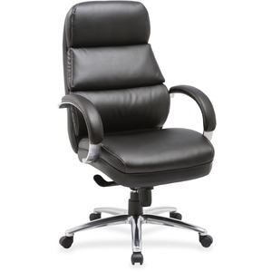 Leather High-back Chair - Click Image to Close