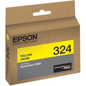 Epson UltraChrome 324 Original Inkjet Ink Cartridge - Yellow - 1 Each - Inkjet - 1 Each