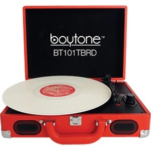 boytone Mobile Briefcase Turntable BT_101TBRD