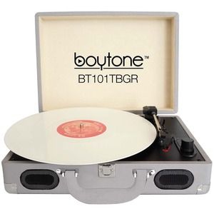 boytone Mobile Briefcase Turntable BT_101TBGR