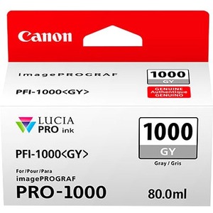 Canon LUCIA PRO PFI-1000 Original Inkjet Ink Cartridge - Gray Pack - 1465 Photos