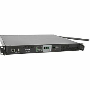 Tripp Lite by Eaton PDU 5.8kW Single-Phase Monitored Automatic Transfer Switch PDU 2 200-240V 30A L6-30P Inputs 1 L6-30R Outlet 1U