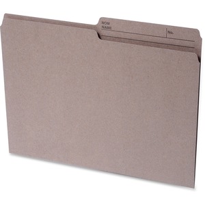 Sand Kraft 2-sided Tab Letter File Folders