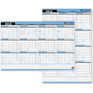 Write-on/Wipe-off Reversble Wall Calendar