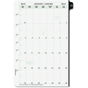 Compact Bilingual Planner Refill - Click Image to Close