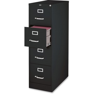 4 Drawer Black File Cabinet