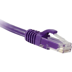 ENET Cat6 Purple 15 Foot Patch Cable with Snagless Molded Boot (UTP) High-Quality Network Patch Cable RJ45 to RJ45 - 15Ft